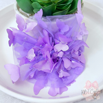 Purple Mesh Butterfly Messy Biggie