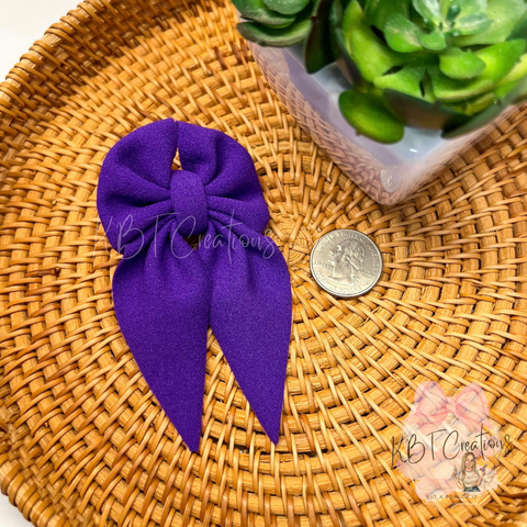 Purple Crepe Micro Sailor