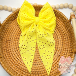 Yellow Eyelet Brielle Sailor