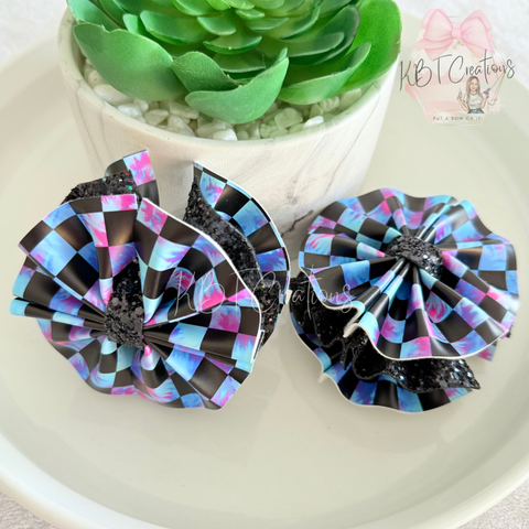 Retro Checkered Shredded Piggies