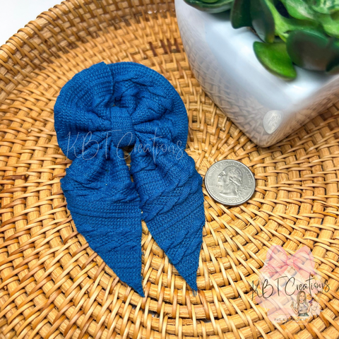 Blue Braided Knit Micro Sailor