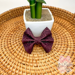 Burgundy Embossed Keira Mini