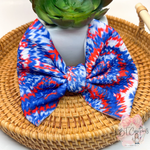 Patriotic Zig Zag Tie Dye Biggie